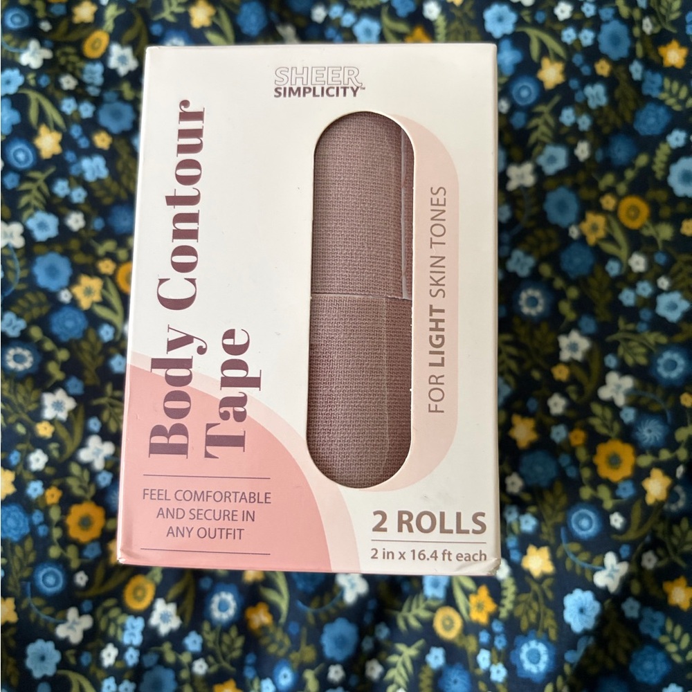 Simplicity Sheer Body Contour Tape - Light Brown